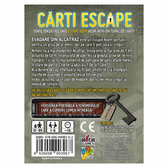 Cărți Escape: Evadare din Alcatraz