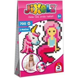 Puzzle Jixelz: Unicorn și sirenă, 700 piese