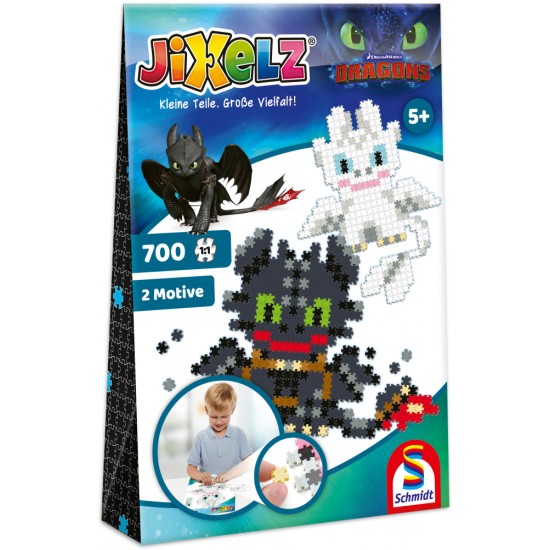 Puzzle Jixelz: Dragoni, 700 piese