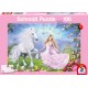 Puzzle Schmidt: Prințesa unicornilor, 100 piese