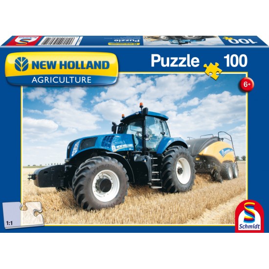 Puzzle Schmidt: New Holland - New Holland, BigBaler 1290, 100 piese