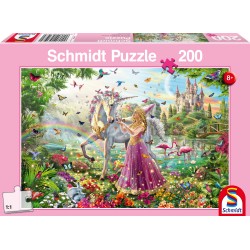 Puzzle Schmidt: Zâna în pădurea fermecată, 200 piese