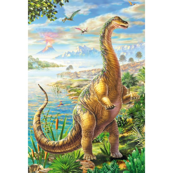 Puzzle Schmidt: Aventurile dinozaurilor, 48 piese