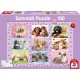 Puzzle Schmidt: Prietenii mei animalele, 100 piese