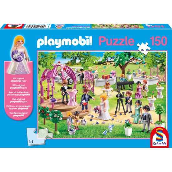 Puzzle Schmidt: Playmobil - Playmobil, Nuntă, 150 piese