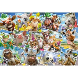 Puzzle Schmidt: Sefie-uri cu animalele, 200 piese