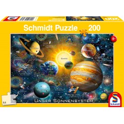 Puzzle Schmidt: Sistemul nostru solar, 200 piese