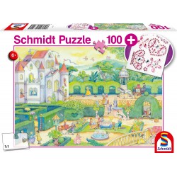 Puzzle Schmidt: Viața cu prințesele de basm, 100 piese
