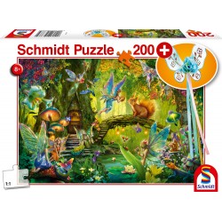 Puzzle Schmidt: Zâne în pădure, 200 piese