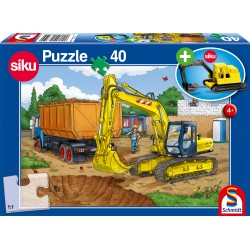 Puzzle Schmidt: Excavator, 40 piese