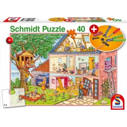 Puzzle Schmidt: Om bun la toate, 40 piese