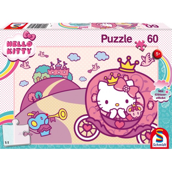 Puzzle Schmidt: Hello Kitty - Prințesa Kitty, 60 piese