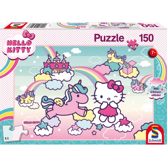 Puzzle Schmidt: Hello Kitty - Unicornul lui Kitty, 150 piese