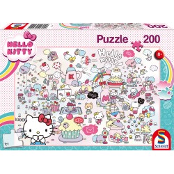 Puzzle Schmidt: Hello Kitty - Lumea lui Kitty, 200 piese