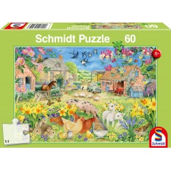 Puzzle Schmidt: La țară, 60 piese