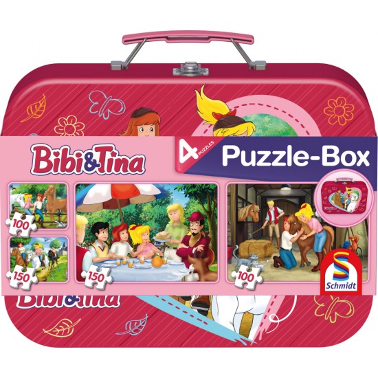Puzzle Schmidt: Bibi & Tina - Bibi & Tina, 2x100, 2x150 piese