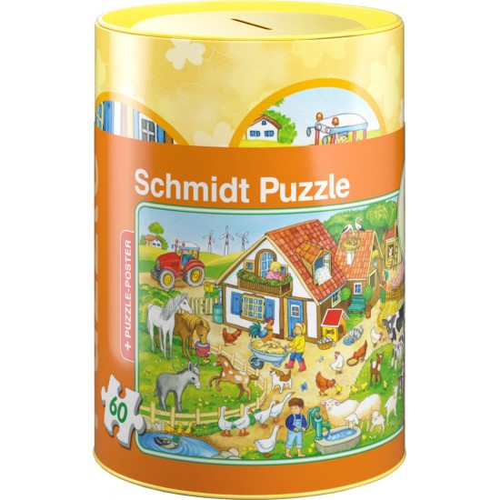 Puzzle Schmidt: Fermă, 100 piese