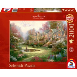 Puzzle Schmidt: Thomas Kinkade - Conacul, 2000 piese