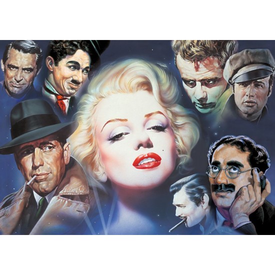 Puzzle Schmidt: Renato Casaro - Marilyn Monroe și prietenii, 1000 piese