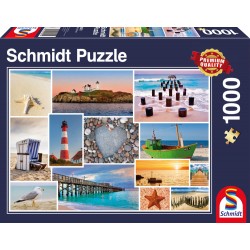 Puzzle Schmidt: La malul mării, 1000 piese