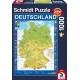 Puzzle Schmidt: Harta Germaniei, 1000 piese