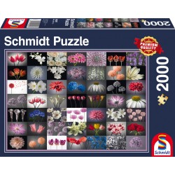 Puzzle Schmidt: Felicitare cu flori, 2000 piese