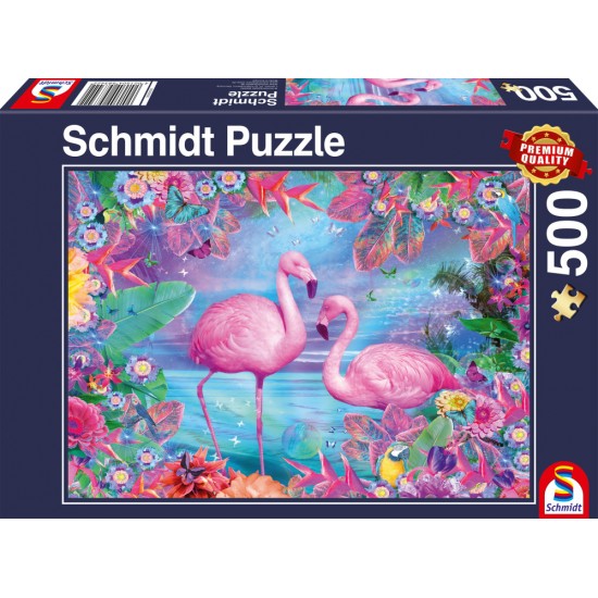 Puzzle Schmidt: Flamingo, 500 piese