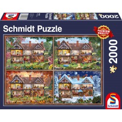 Puzzle Schmidt: Cele patru sezoane, 2000 piese