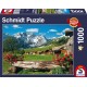 Puzzle Schmidt: Paradis la munte, 1000 piese