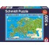 Puzzle Schmidt: Descoperă Europa, 500 piese