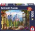 Puzzle Schmidt: Vedere spre castelul din basm, 1000 piese