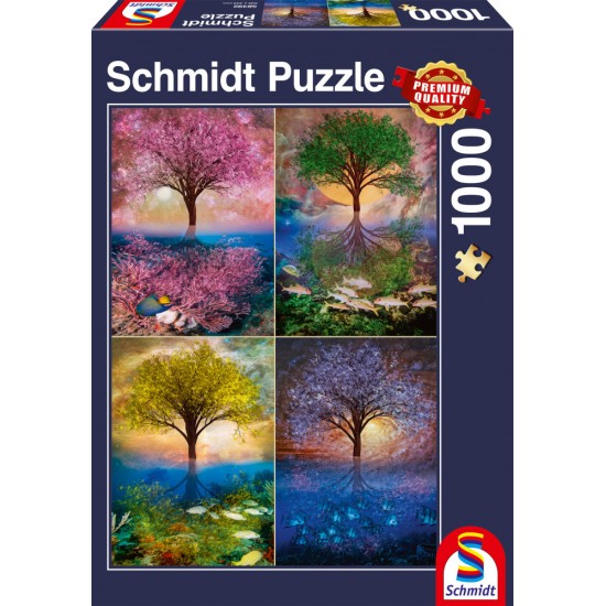 Puzzle Schmidt: Arbore magic lângă lac, 1000 piese