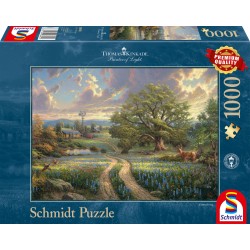 Puzzle Schmidt: Thomas Kinkade - Viața la țară, 1000 piese
