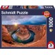 Puzzle Schmidt: Glen Canyon, Horseshoe Bend pe râul Colorado, 1000 piese