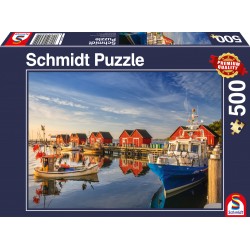 Puzzle Schmidt: Portul pescarilor –  Weisse Wiek, 500 piese