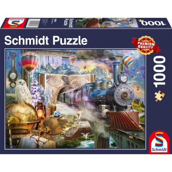 Puzzle Schmidt: Călătorie magică, 1000 piese