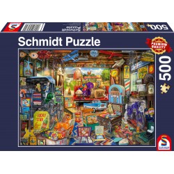 Puzzle Schmidt: Piață de vechituri în garaj, 500 piese