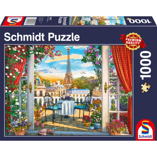 Puzzle Schmidt: O terasă la Paris, 1000 piese