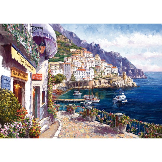 Puzzle Schmidt: Sam Park - După-masa în Amalfi, 2000 piese