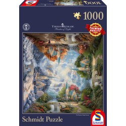 Puzzle Schmidt: Thomas Kinkade - Capela de la munte, 1000 piese