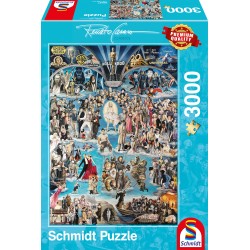 Puzzle Schmidt: Renato Casaro - Hollywood XXL, 3000 piese