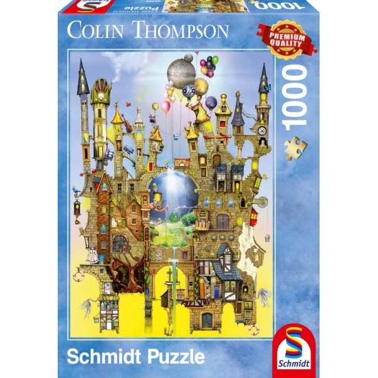 Puzzle Schmidt: Colin Thompson - Castel suspendat, 1000 piese