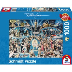 Puzzle Schmidt: Renato Casaro - Hollywood, 1000 piese