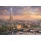 Puzzle Schmidt: Thomas Kinkade - Paris, orașul iubirii, 1000 piese