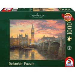 Puzzle Schmidt: Thomas Kinkade - Londra, atmosferă de seară, 1000 piese