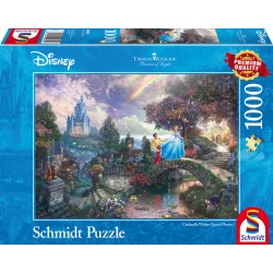 Puzzle Schmidt: Thomas Kinkade - Disney - Cenușăreasa, 1000 piese