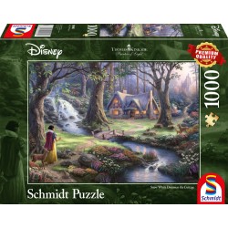 Puzzle Schmidt: Thomas Kinkade - Disney - Albă ca Zăpada, 1000 piese