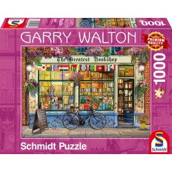 Puzzle Schmidt: Garry Walton - Librărie, 1000 piese
