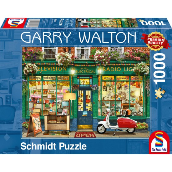 Puzzle Schmidt: Garry Walton - Magazin de electronice, 1000 piese