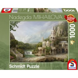Puzzle Schmidt: Nadegda Mihailova - Palat la munte, 1000 piese